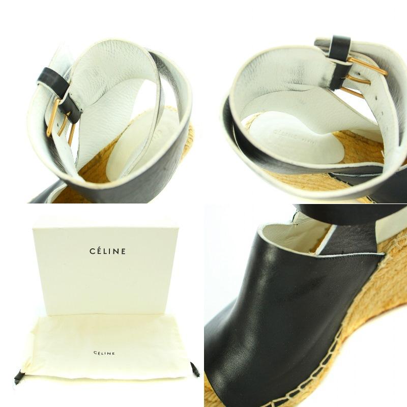 セリーヌ CELINE フィービー期 サンダル エスパドリーユ ウェッジ 