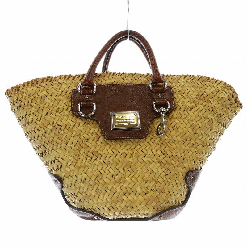 ドルチェ＆ガッバーナ かごバッグ MISS TOOKIE ストローバッグ DOLCE&GABBANA MISS TOOKIE かごバッグ ストローバッグ