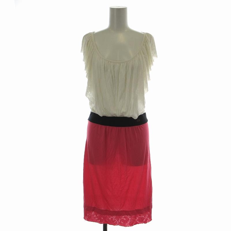 ESCADA SPORT ノースリーブ ドレス ひざ丈ワンピース 36 ピンク