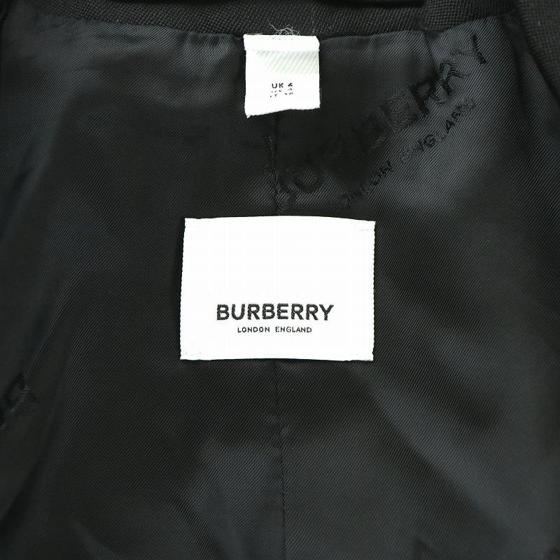 BURBERRY バーバリー テーラードジャケット シングル 総裏地 裏地ロゴ 