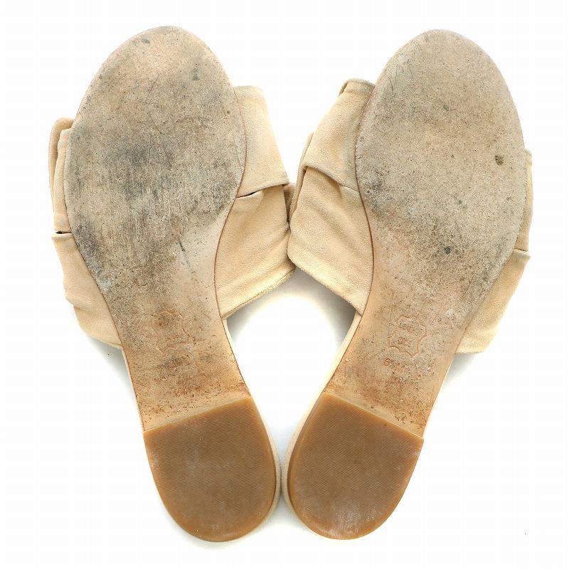 TORY BURCH ミュール ベージュ 24cm 7M