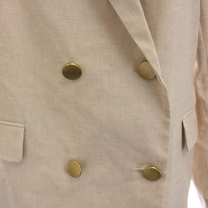 ノーブル NOBLE 20SS 麻ストレッチダブルブレストジャケット