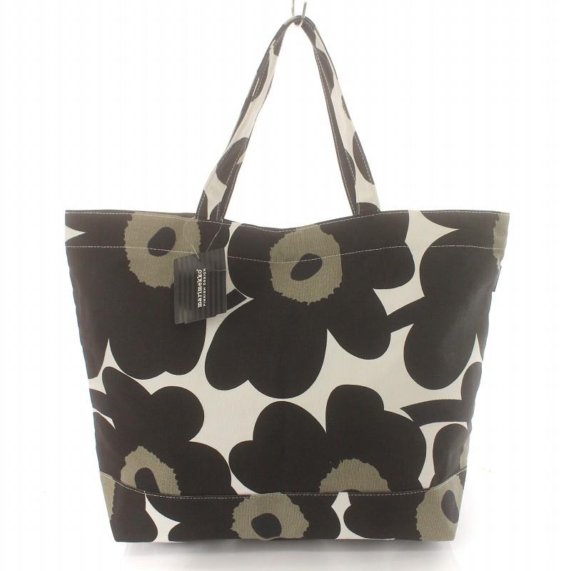 未使用品 マリメッコ marimekko タグ付き UNIKKOBAG トートバッグ 花柄 