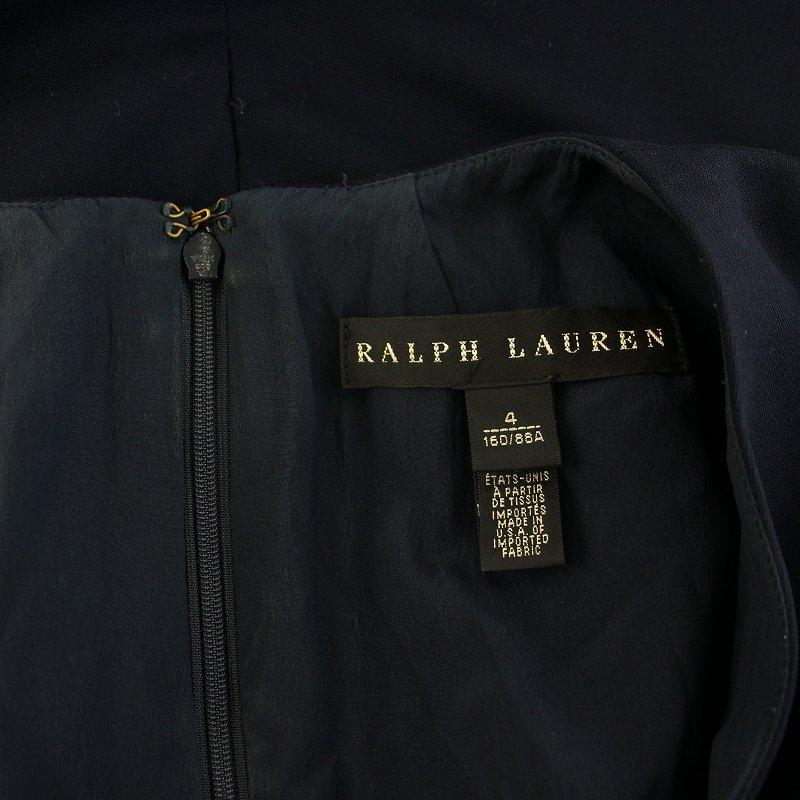 POLO RALPH LAUREN ラルフローレン ワンピース ひざ丈 Vネック