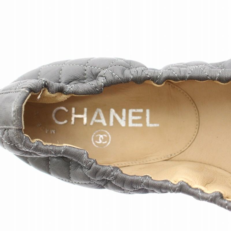 CHANEL シャネル バレエシューズ キルティング カメリア ココ CHANEL シャネル バレエシューズ キルティング カメリア ココ