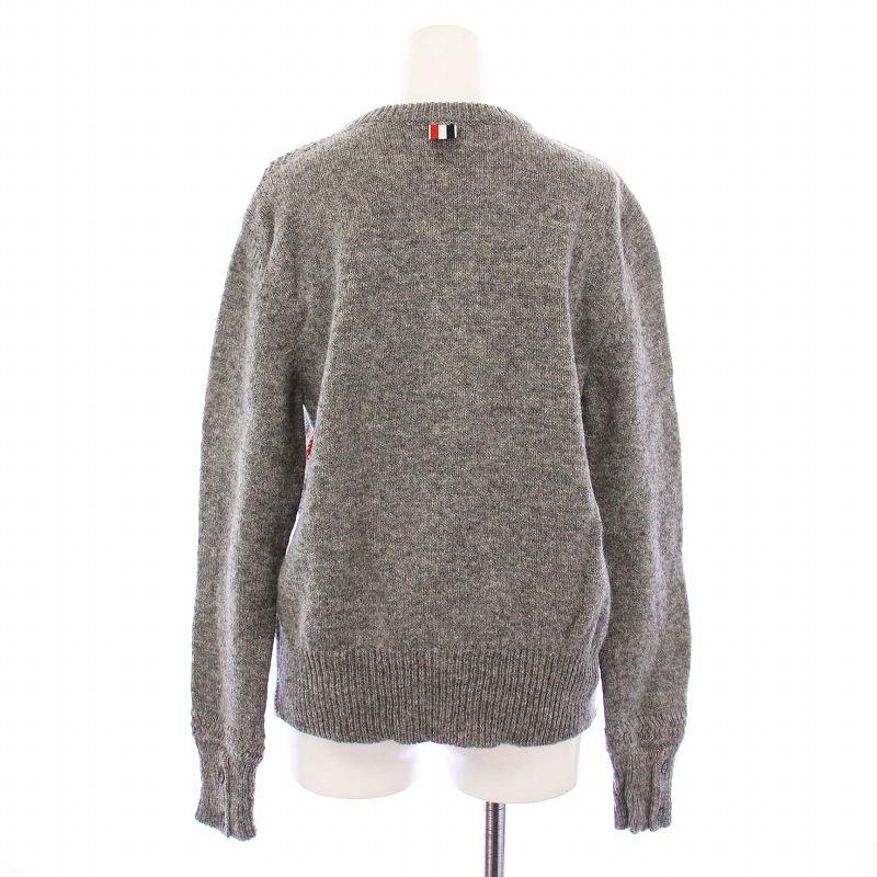 thom browne ニット・セーター 長袖 トムブラウン THOM BROWNE ニット セーター 長袖 トリコロール ウール