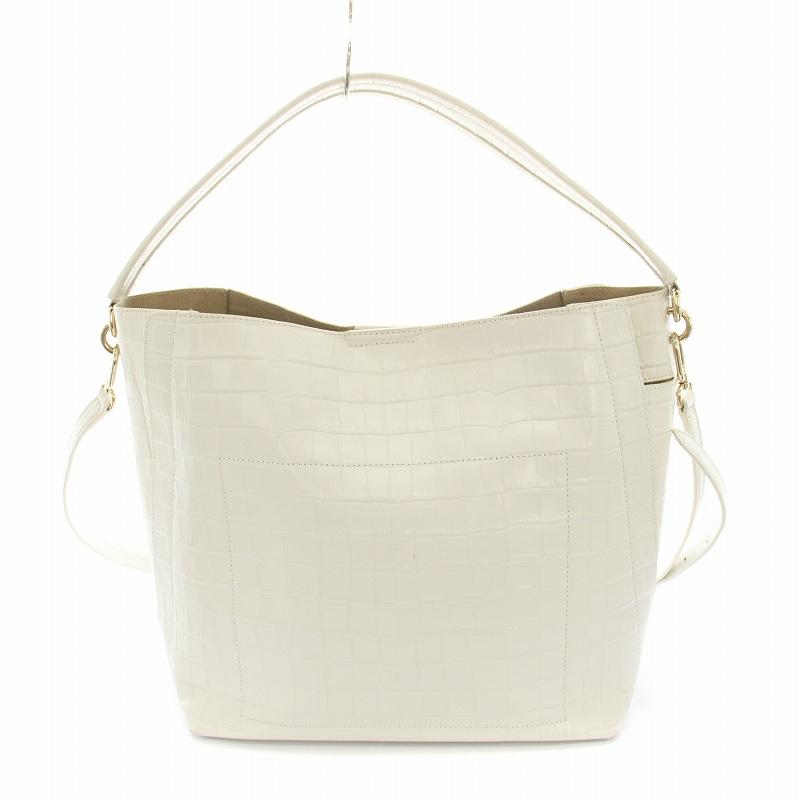 [FURLA] フルラ レザー 2WAYバッグ グレース ホーボー ホワイト FURLA] フルラ レザー 2WAYバッグ グレース ホーボー ホワイト