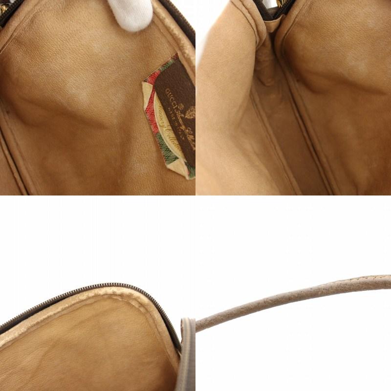 GUCCI（グッチ） ショルダーバッグ GG柄 GGキャンバス レザー ベージュ 