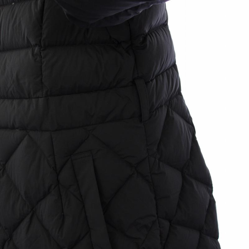 【中古】トゥービーシック TO BE CHIC ロイカストレッチ ロングダウンコート アウター 44 黒 W7A03-237-09 レディース トゥービーシック TO BE CHIC ロイカストレッチ ロングダウンコート
