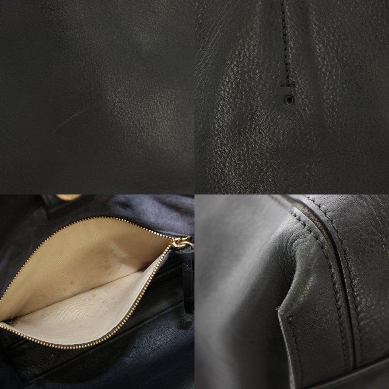 Chloe（クロエ） マイロ Milo トートバッグ レザー 黒 ブラック 01 17