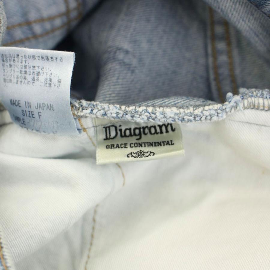 ダイアグラム グレースコンチネンタル タイトスカート デニム ひざ丈