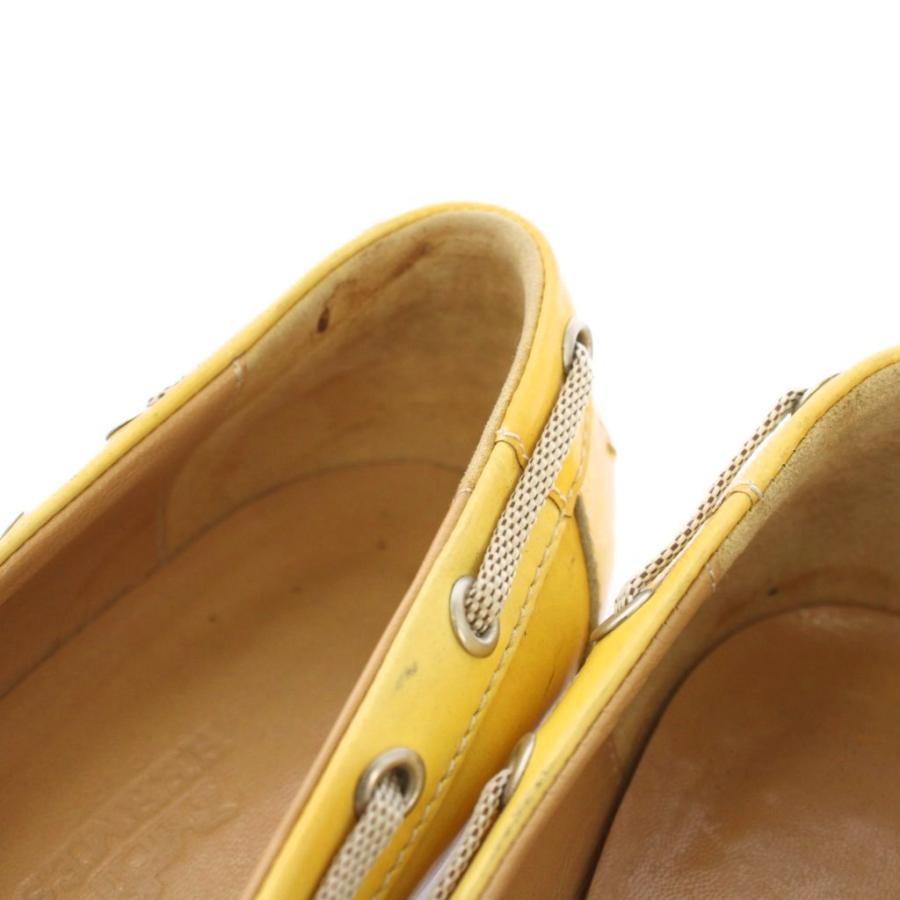 HERMES（エルメス） パンプス エナメル ラウンドトゥ レースアップ 36