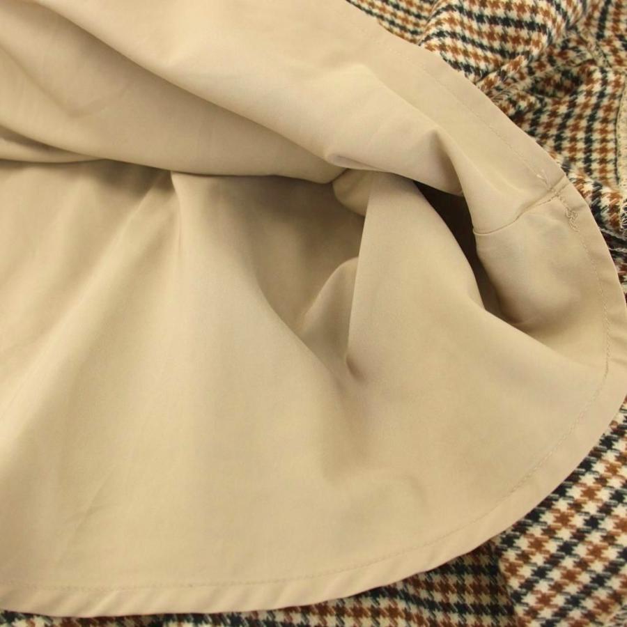 スカート Her lip to Over Check Wool-Blend Skirt Her lip to 未使用品 ハーリップトゥ High-rise Shell Checked Skirt