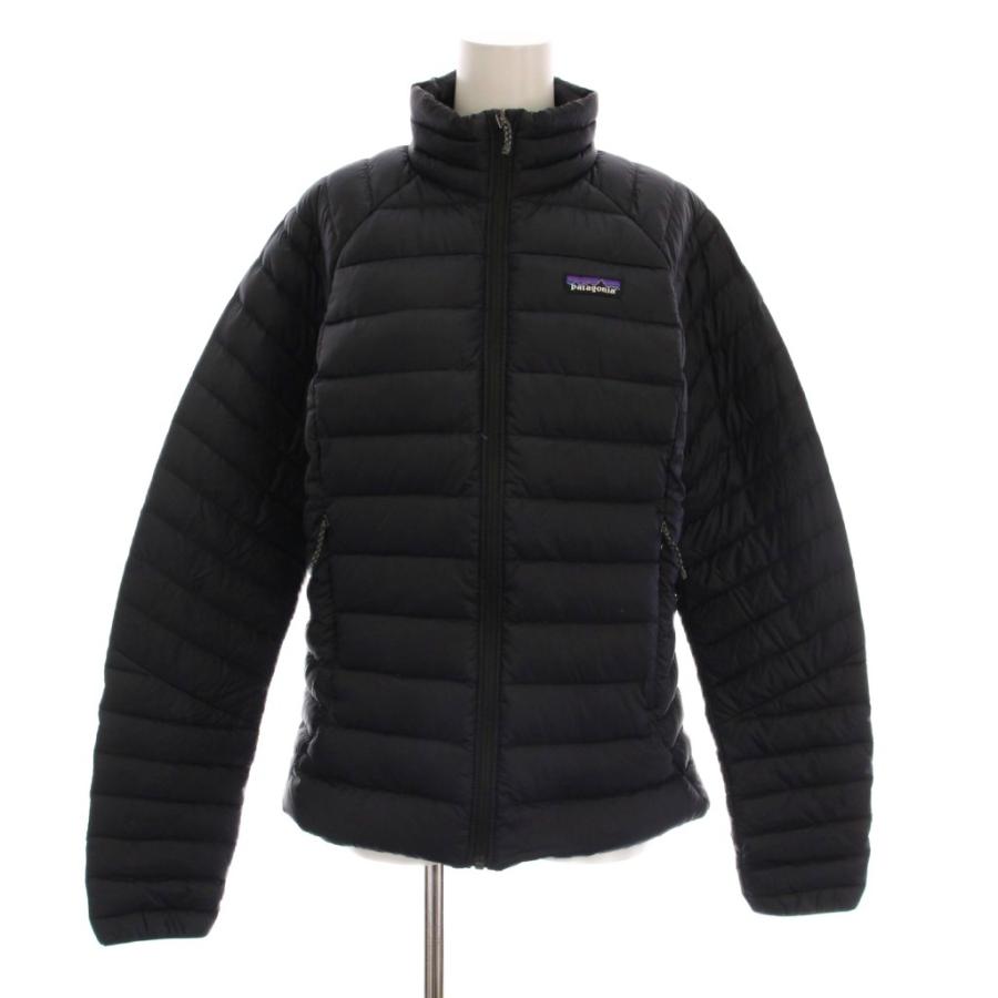 【中古】パタゴニア Patagonia ウィメンズ ダウン セーター ダウンジャケット ジップアップ アウター S 黒 ブラック パタゴニア Patagonia ウィメンズ ダウン セーター ダウンジャケット