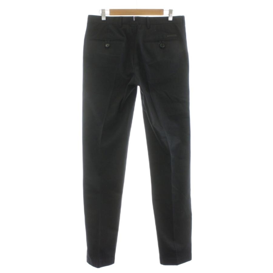 PRADA（プラダ） スラックス パンツ ジップフライ 46 黒 ブラック