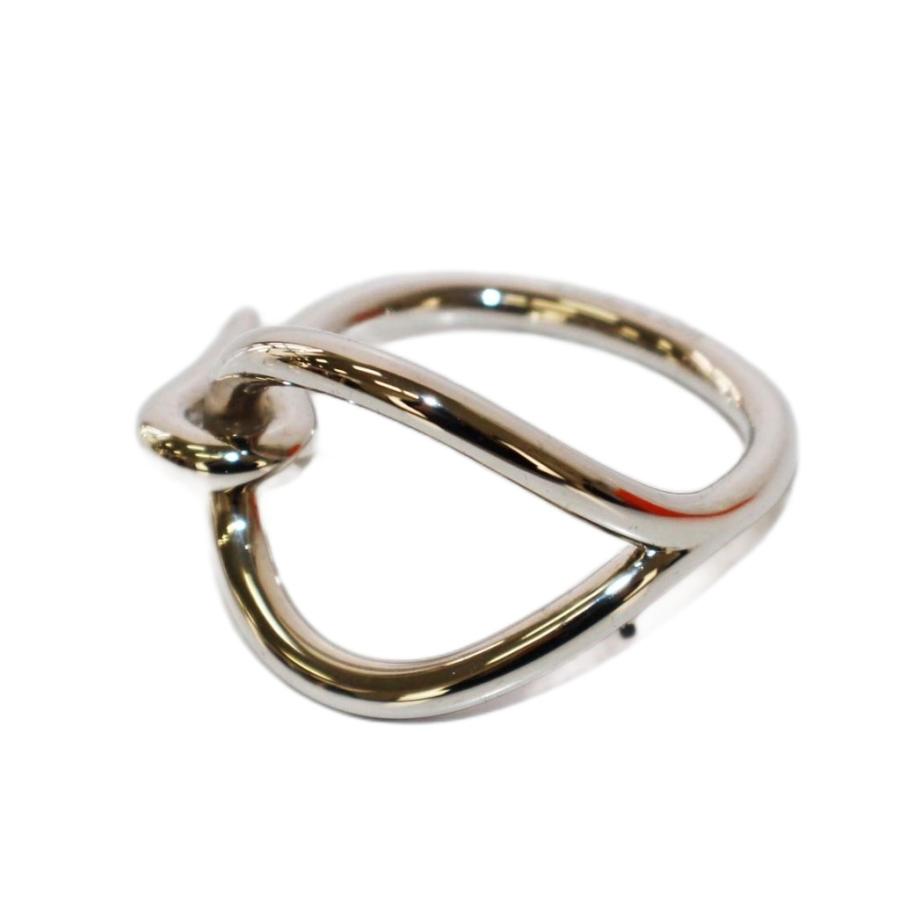 HERMES（エルメス） ジャンボ スカーフリング シルバーカラー /KH □OH