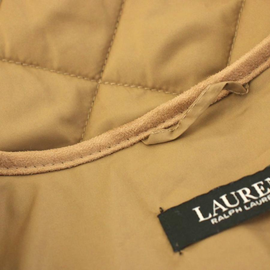 ローレンラルフローレン LAUREN RALPH キルティングコート ノーカラー  