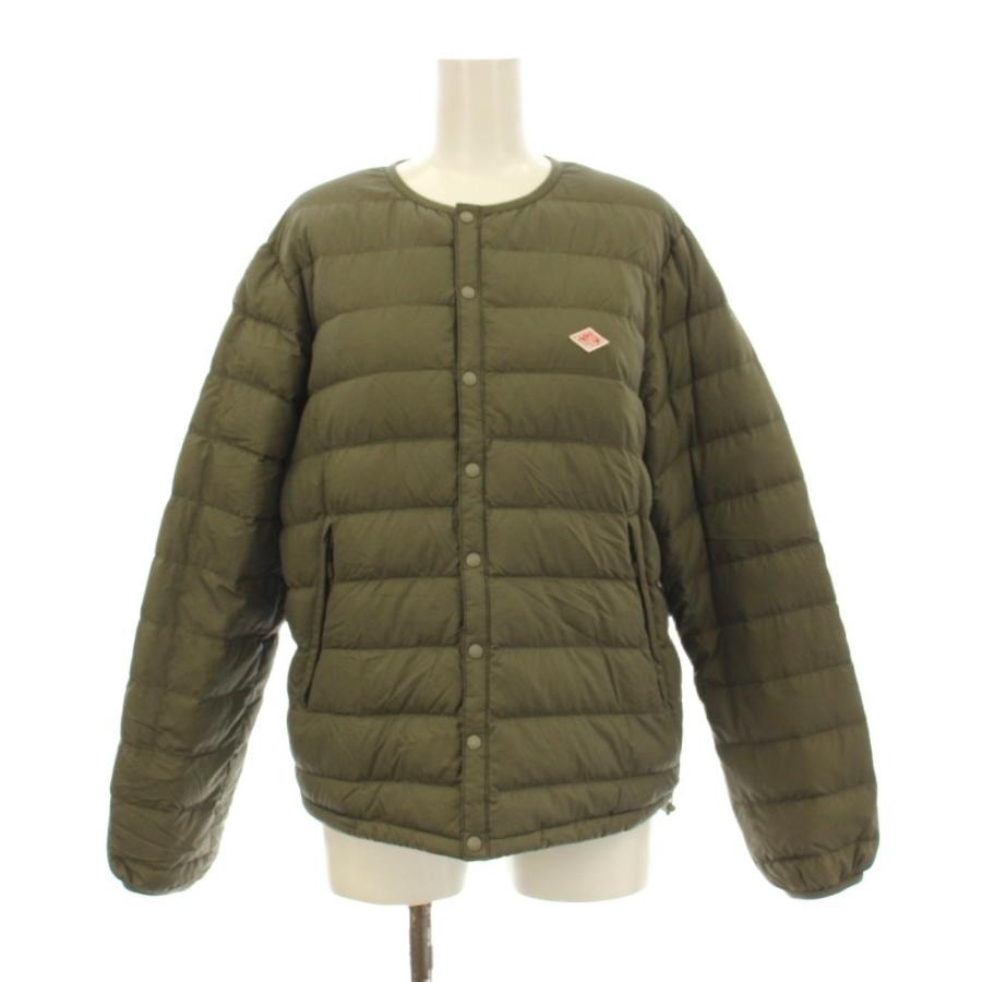 ダントン DANTON クルーネック インナーダウンジャケット ナイロン M