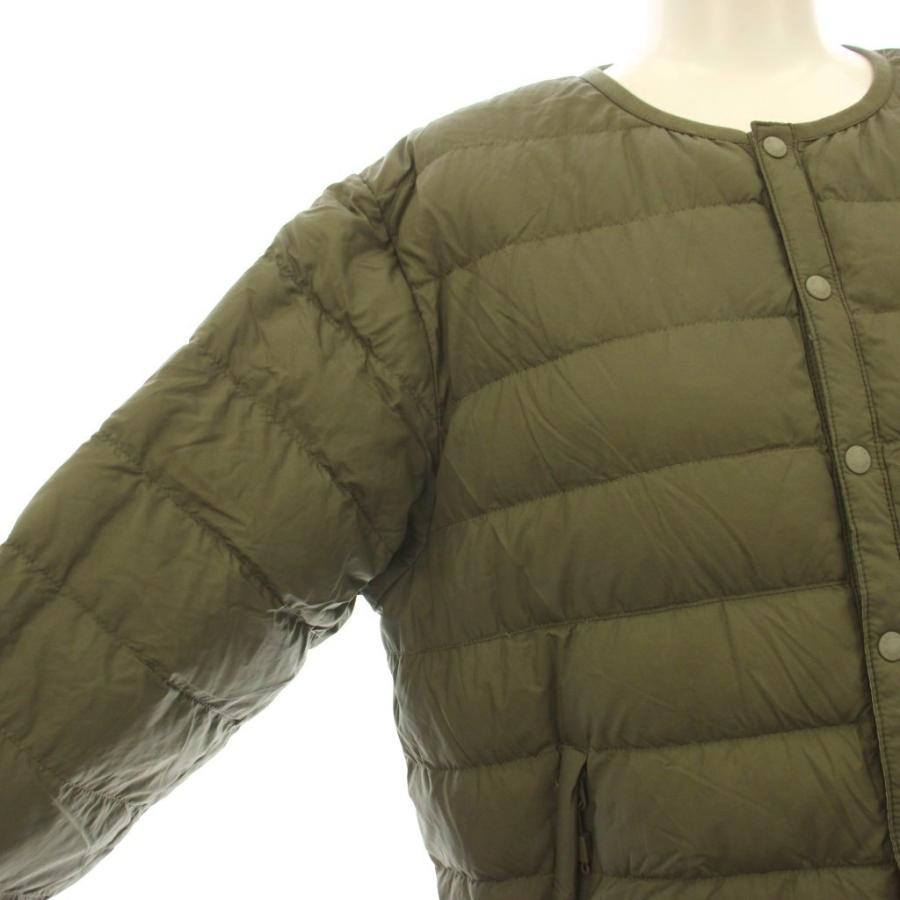 ダントン DANTON クルーネック インナーダウンジャケット ナイロン M