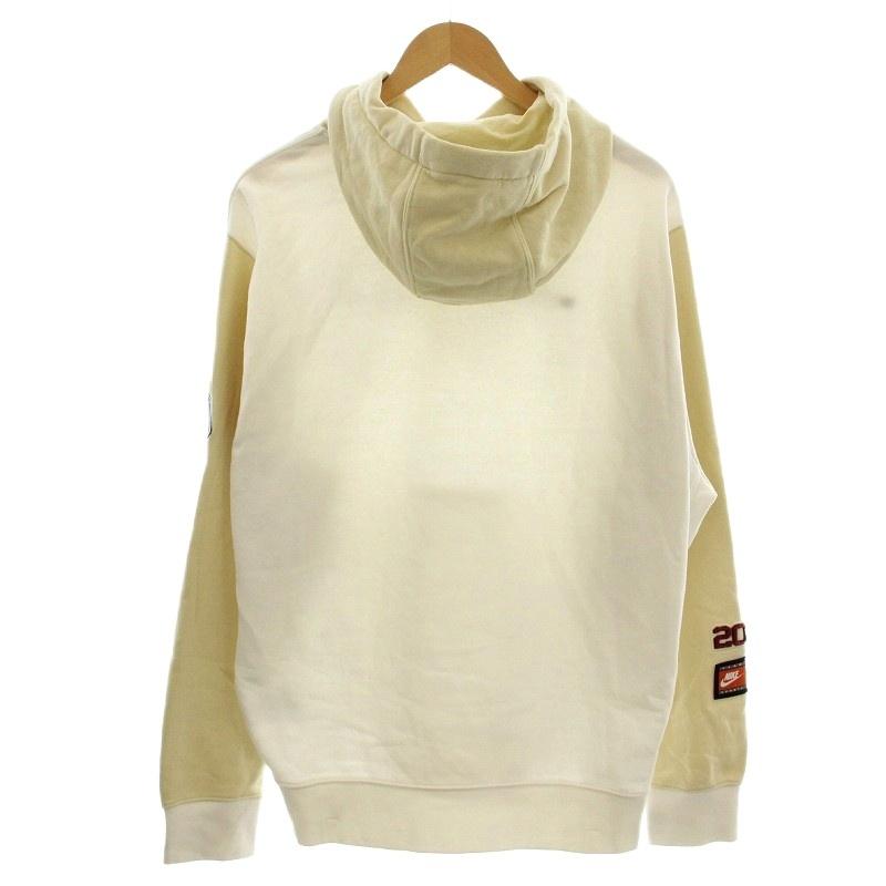 限定 NIKE プルオーバーパーカー ワッペン NIKE（ナイキ） パーカー スウェット プルオーバー ワッペン XL 白