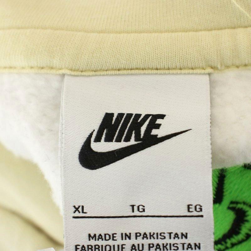 NIKE（ナイキ） パーカー スウェット プルオーバー ワッペン XL 白