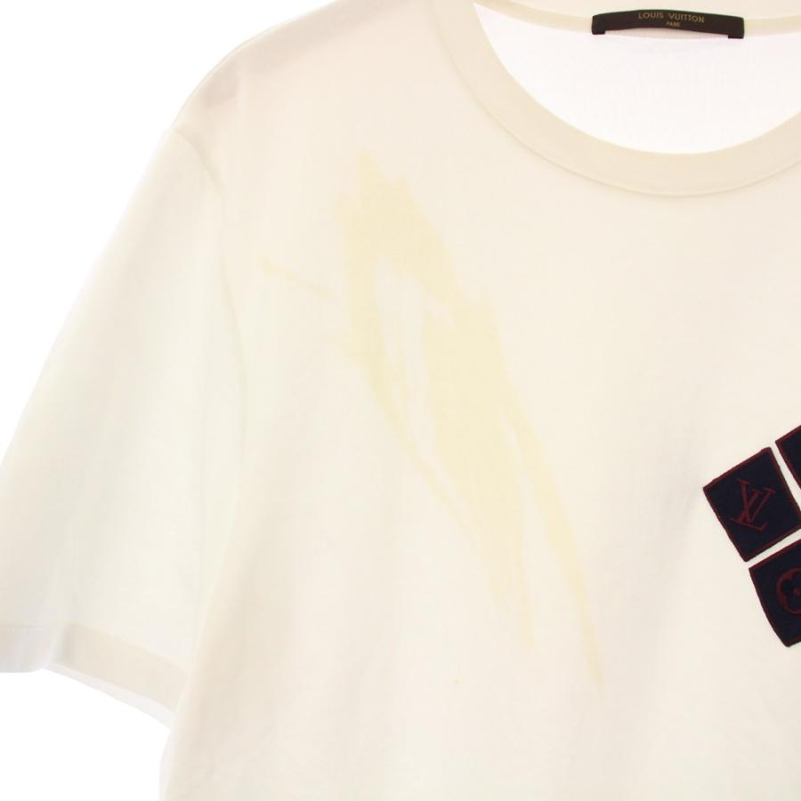 美品　ルイヴィトン　Tシャツ　ワッペン　ロゴ　ホワイト　サイズS　現行タグ LUMBER(ランバー) ワッペン ポケットTシャツ | イオンスタイル