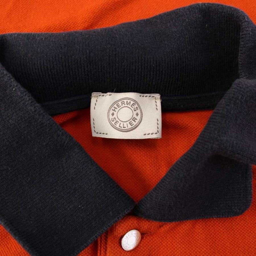 HERMES（エルメス） HERMES SELLIER 近年モデル ポロシャツ 半袖