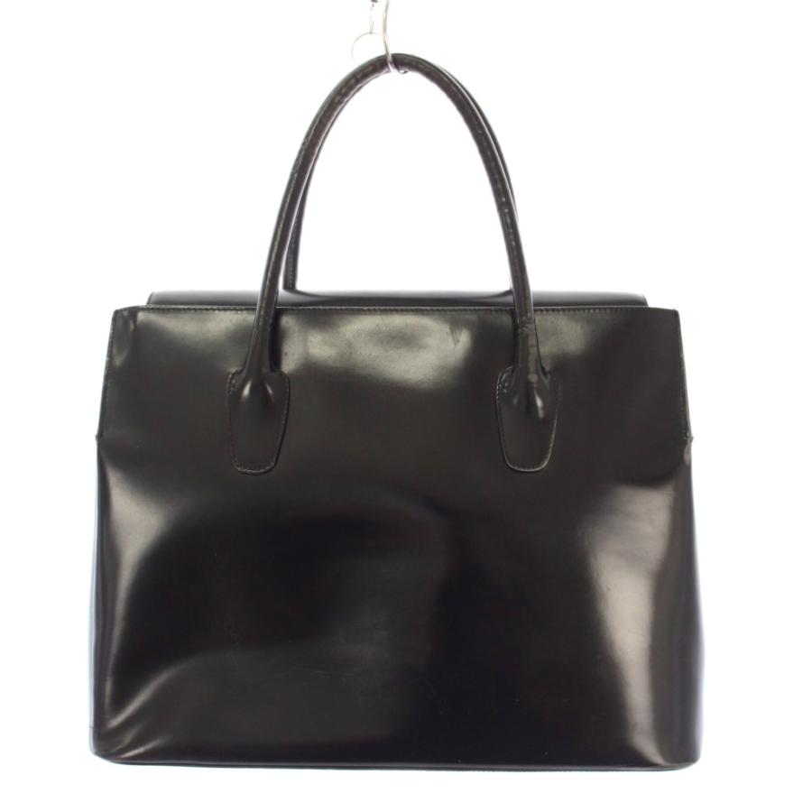 ジルサンダー JIL SANDER ハンドバッグ パテントレザー ワンカラー