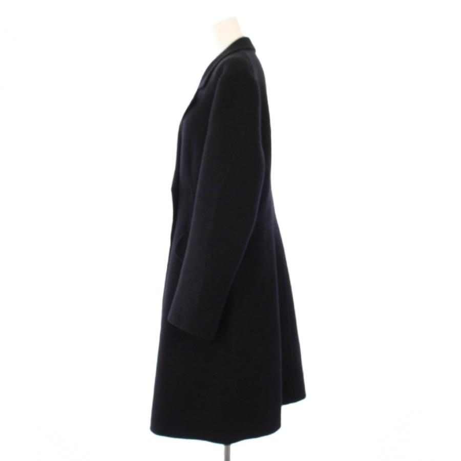 ジルサンダー JIL SANDER Pコート ピーコート アウター ロング 38 黒