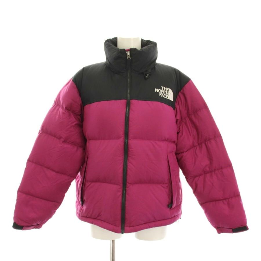 ノースフェイス ヌプシ ダウンジャケット 赤 黒 Lサイズ THE NORTH FACE（ザ ノースフェイス） ノースフェイス メンズ ダウン