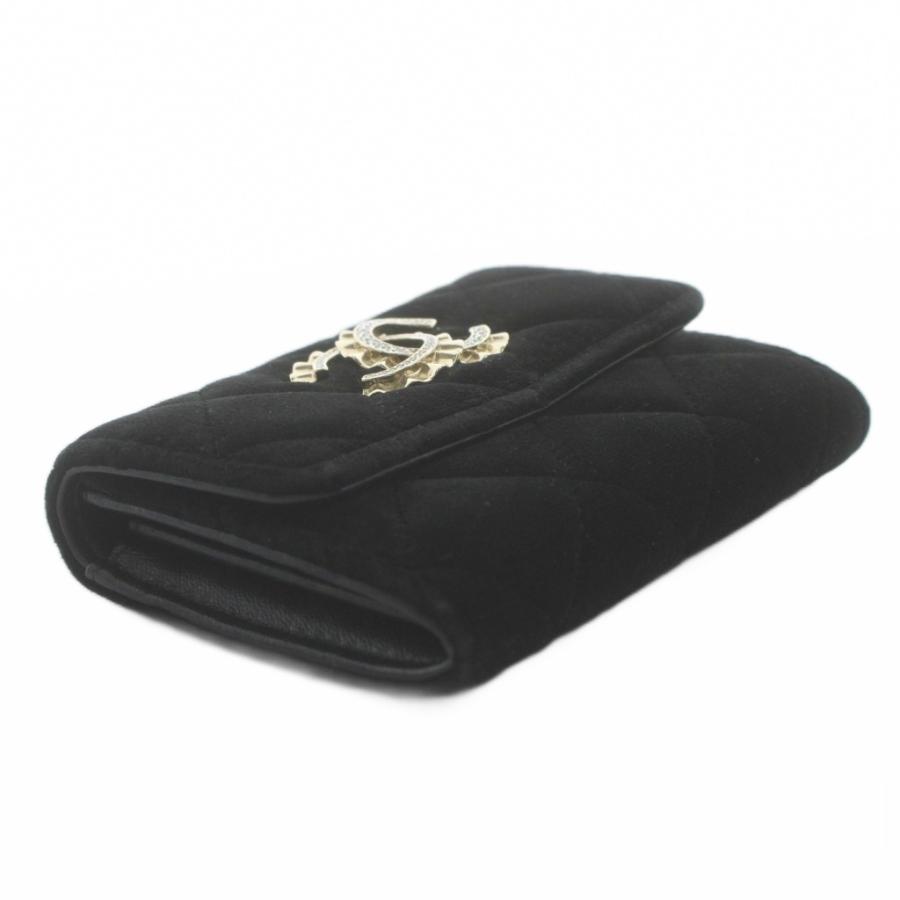 CHANEL（シャネル） マトラッセ ココマーク ベルベット コインケース