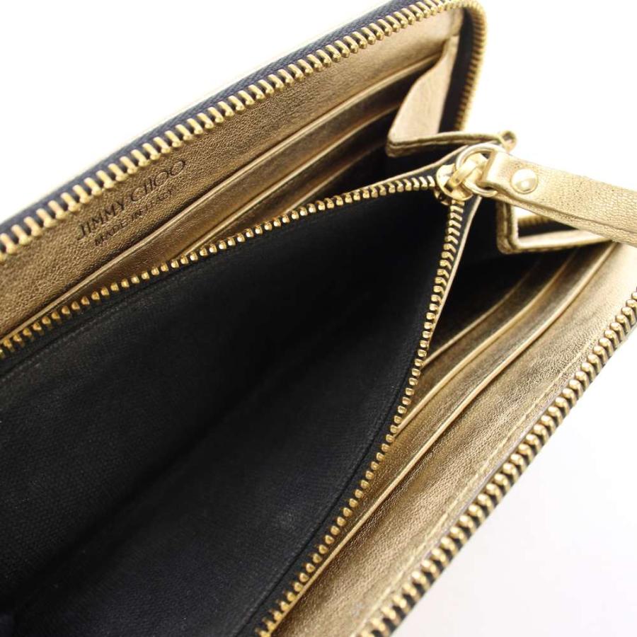 ジミーチュウ JIMMY CHOO 長財布 ラウンドファスナー キルティング 星