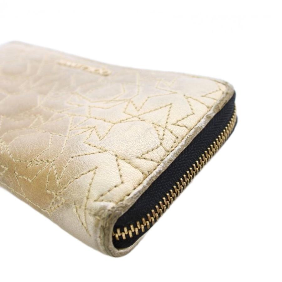 ジミーチュウ JIMMY CHOO 長財布 ラウンドファスナー キルティング 星