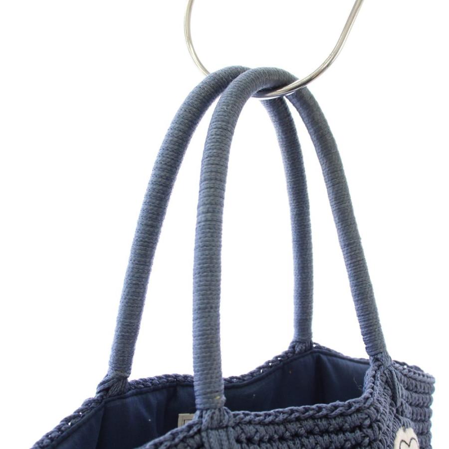 ラドロー LUDLOW コードバッグ ハンドバッグ 刺繍 紺 /TK レディース