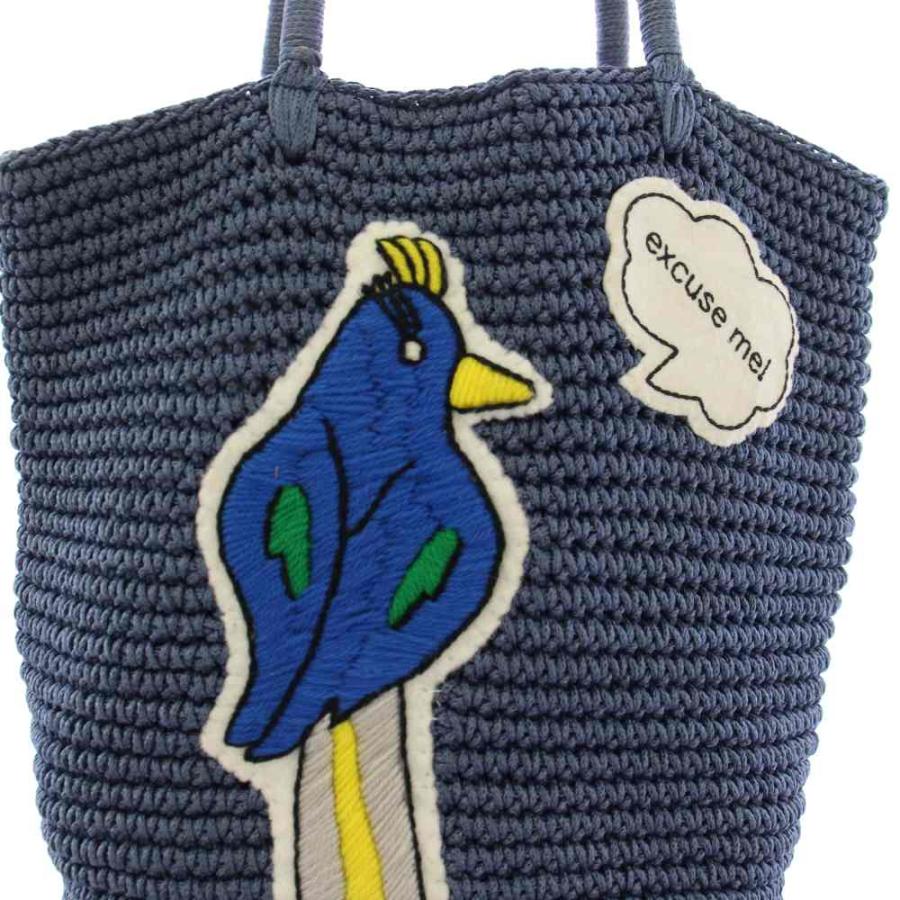 ラドロー LUDLOW コードバッグ ハンドバッグ 刺繍 紺 /TK レディース