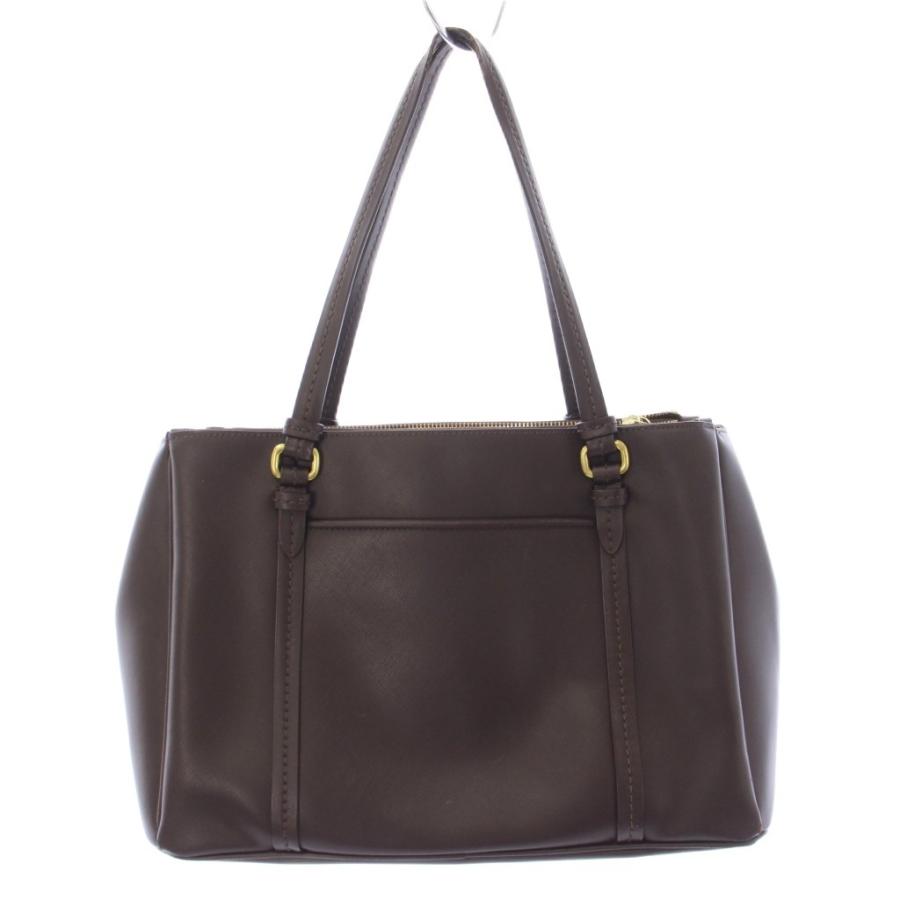 COACH（コーチ） トートバッグ ショルダーバッグ レザー 茶 ブラウン