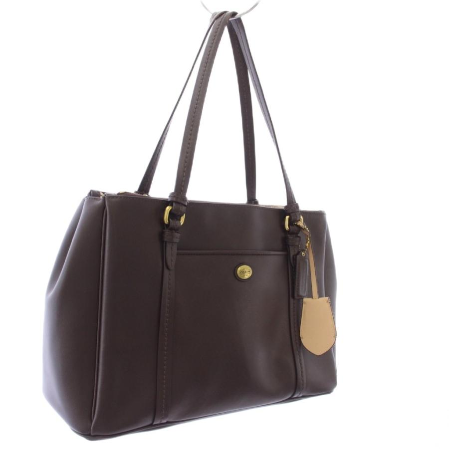 COACH 本革トートバッグ ショルダー ビジネスバッグ COACH（コーチ） トートバッグ ショルダーバッグ レザー 茶 ブラウン