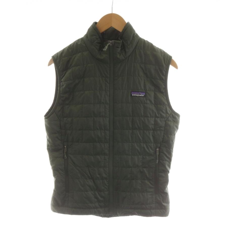 パタゴニア Patagonia ナノパフベスト 中綿ベスト XS カーキ 84242 