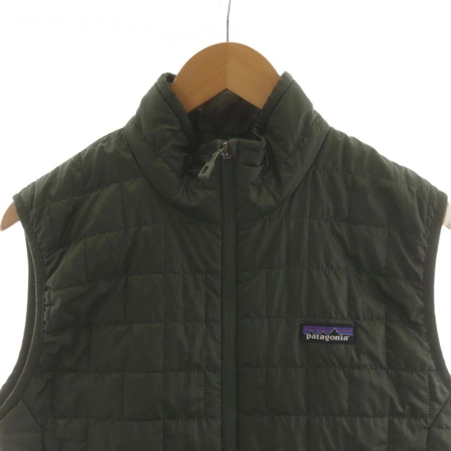 パタゴニア Patagonia ナノパフベスト 中綿ベスト XS カーキ 84242 