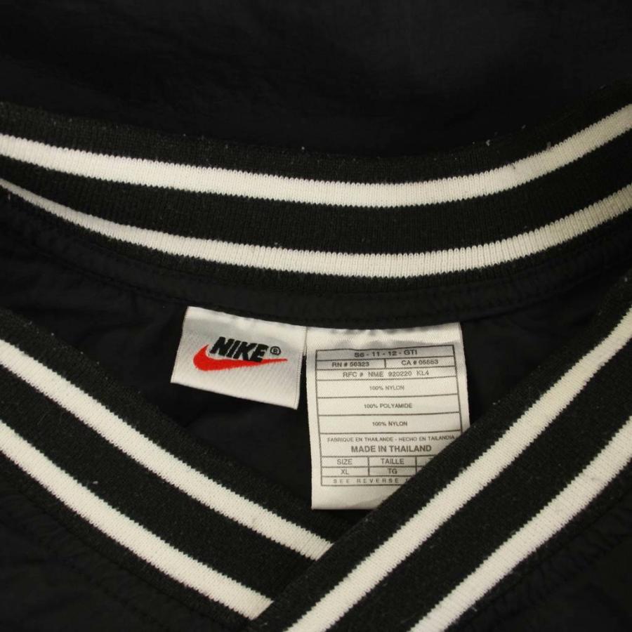 NIKE（ナイキ） ナイロン プルオーバー ジャケット XL 黒 ブラック V