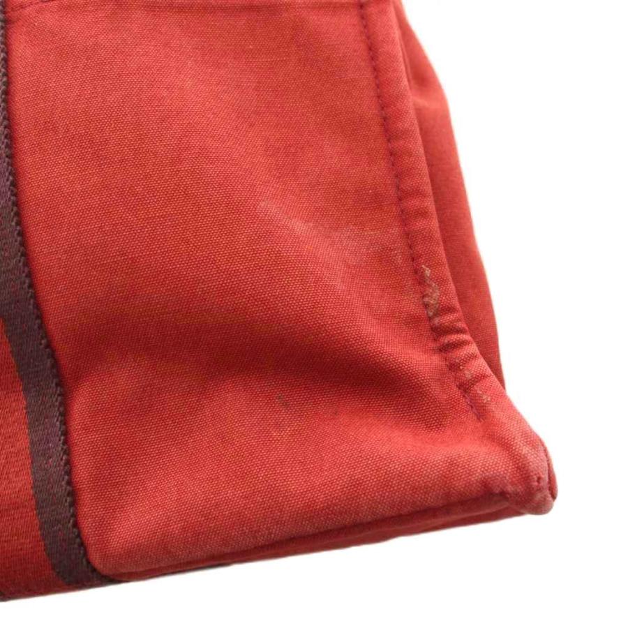 HERMES（エルメス） エールラインMM トートバッグ キャンバス 赤