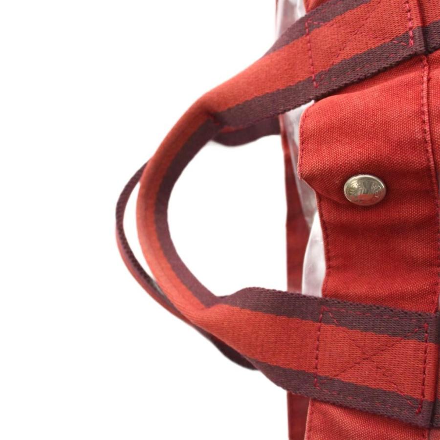HERMES（エルメス） エールラインMM トートバッグ キャンバス 赤