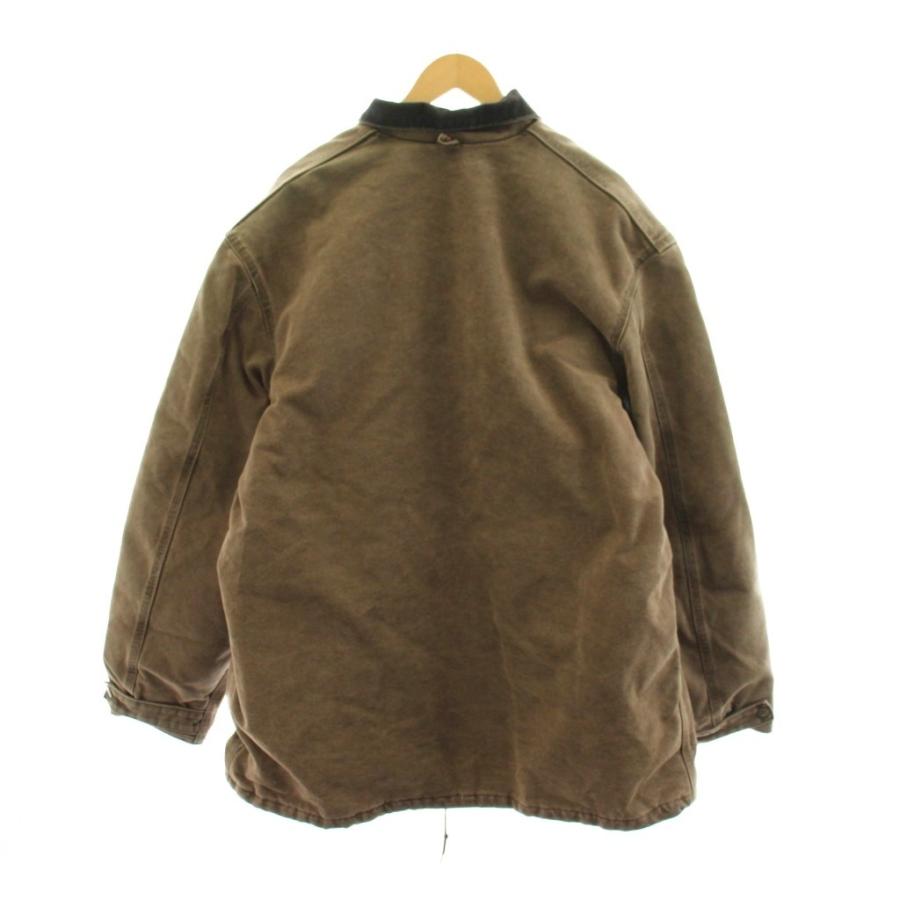 カーハート 90’ s ダックジャケット ブルゾン ロゴ XL 茶 カーハート carhartt 90' s ダックジャケット ブルゾン ロゴ XL 茶