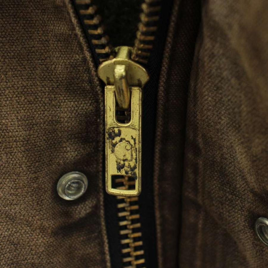 カーハート carhartt 90' s ダックジャケット ブルゾン ロゴ XL 茶