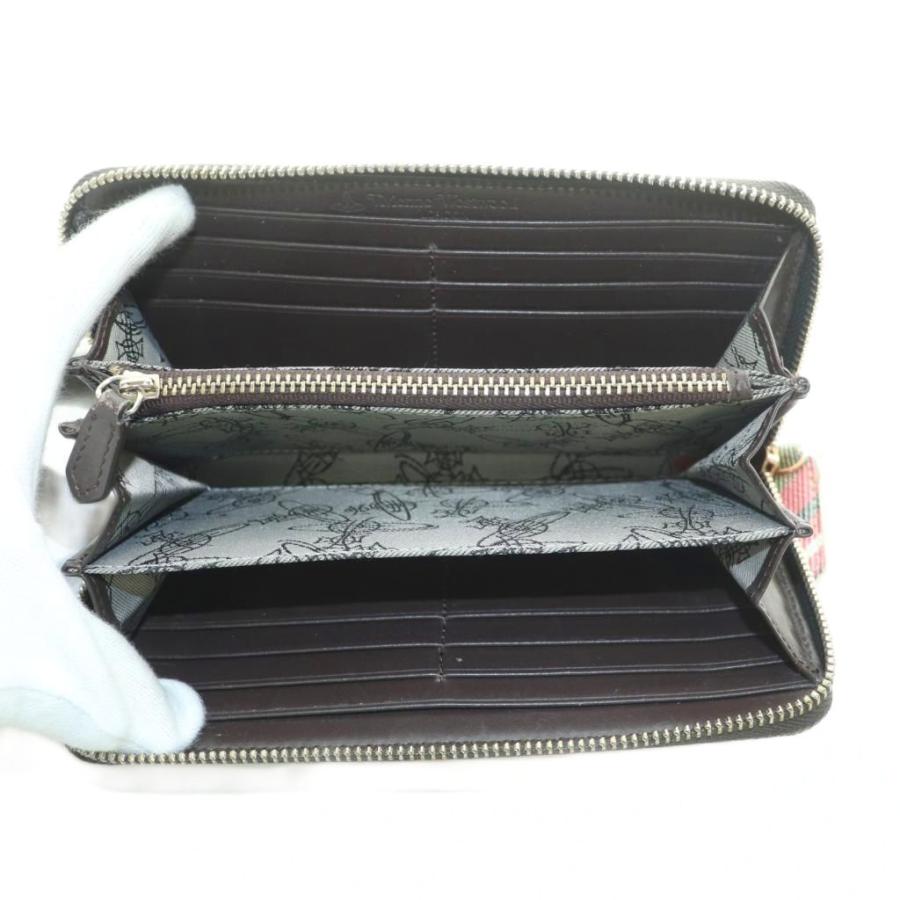 ★新品★ヴィヴィアンウエストウッド 長財布 チェック柄 ラウンドファスナー 黒 Vivienne Westwood（ヴィヴィアンウエストウッド） 長財布 ラウンド