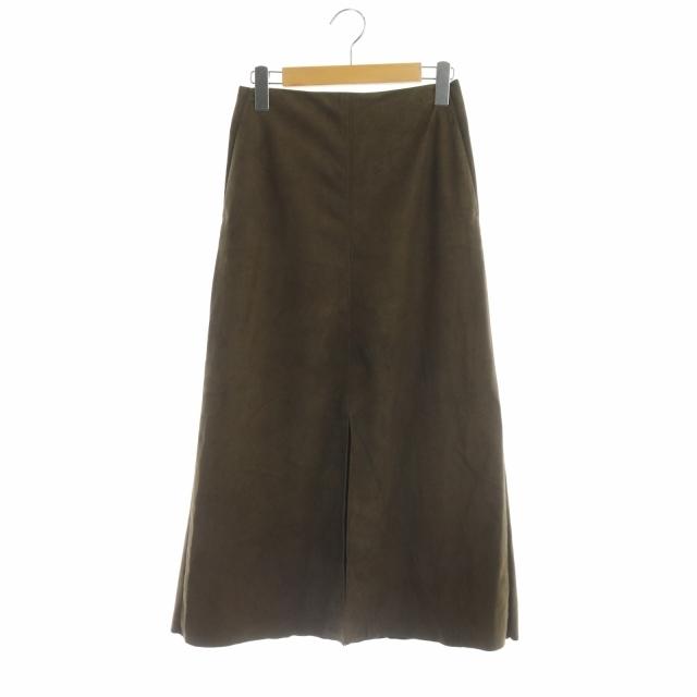 デミルクス ビームス Demi-Luxe BEAMS 台形スカート ロング スリット  