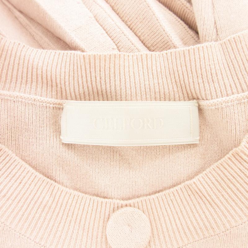 セルフォード CELFORD 21AW クリスタルプリーツニットワンピース 長袖