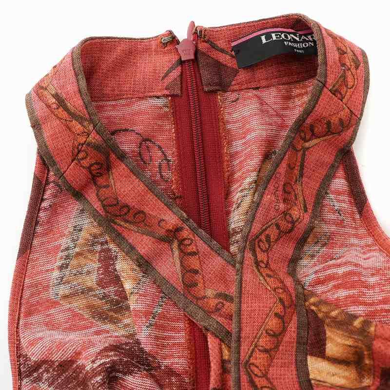 LEONARD レオナール ファッション FASHION ワンピース ロング丈 