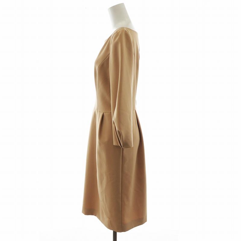 フォクシーニューヨーク FOXEY NEW YORK ワンピース ひざ丈 長袖 40 M  