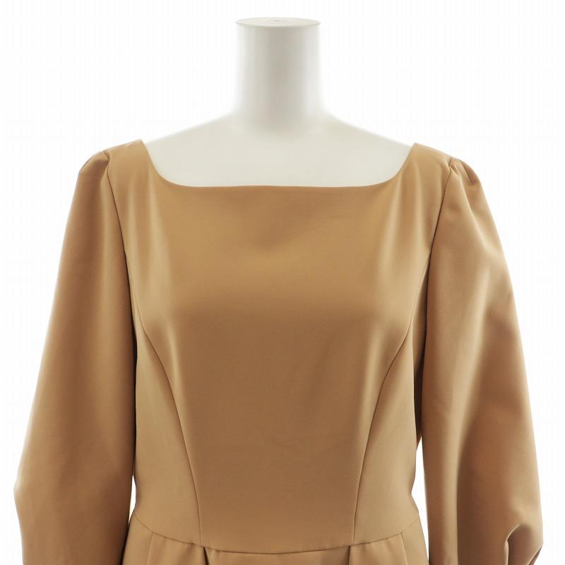 フォクシーニューヨーク FOXEY NEW YORK ワンピース ひざ丈 長袖 40 M 